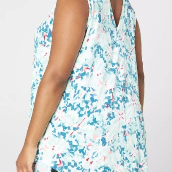 Livi by Lane Bryant Womens Kaleidescope Sleeveless Top 0621 - Picture 5 of 13